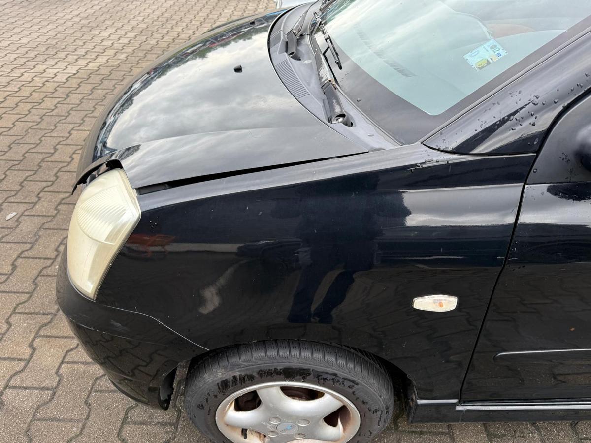 Kia Picanto BA original Kotflügel links Z1 Galaxy Black Vorfacelift BJ04